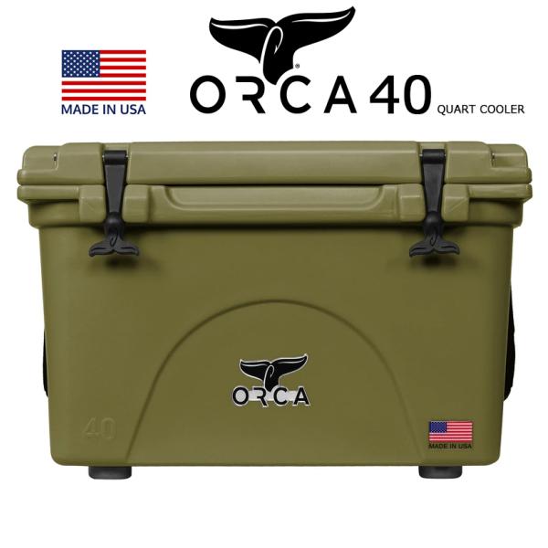 ORCA COOLERS 40 QUART GREEN 「Made in U.S.A」 ORCG04...