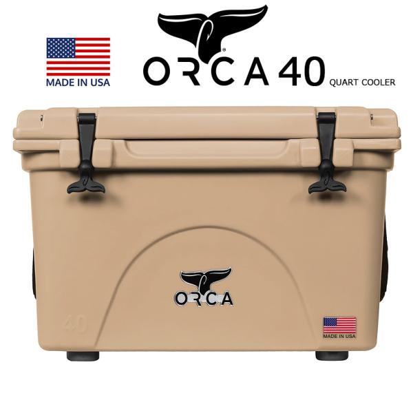 ORCA COOLERS 40 QUART TAN 「Made in U.S.A」 ORCT040 ...