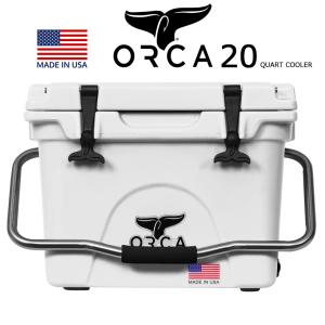 ORCA COOLERS 20 QUART WHITE 「Made in U.S.A」 ORCW020 orca オルカ クーラー ボックス ホワイト クーラーBOX キャンプ ソロキャンパー アウトドア 釣り USA