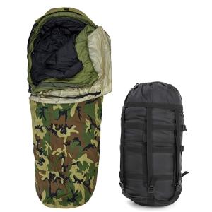 U.S.ARMY GORE-TEX 3-LAYER MODULAR ECWCS SLEEPING BAG SYSTEM WOODLAND デッドストック スリーピングバッグ システム シュラフ 寝袋 カバー 米軍 放出品｜sneeze