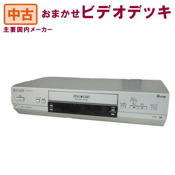 中古 ビデオデッキ VHS再生 国内主要メーカー限定 スタッフおまかせ SHARP Panasoni...
