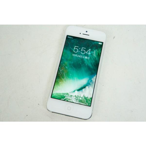 中古 iPhone 5 32GB ME042J/A ホワイト 白ロム スマホ au