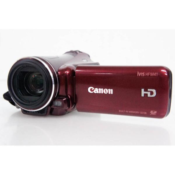 中古 Canonキヤノン ハイビジョンデジタルビデオカメラ メモリータイプ iVIS HF M41
