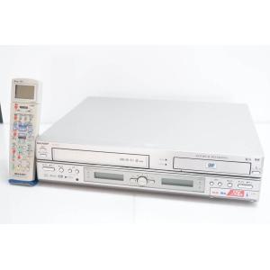 中古 SHARPシャープ DVDプレーヤー一体型VHSビデオデッキ DV-RW200 ダビング機能付