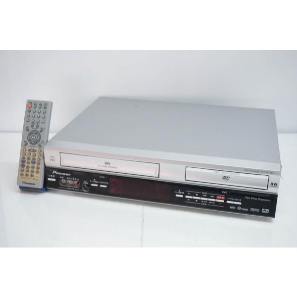 中古 C パイオニアPioneer DVDプレーヤー一体型VHSビデオデッキ DVR-RT500-S...