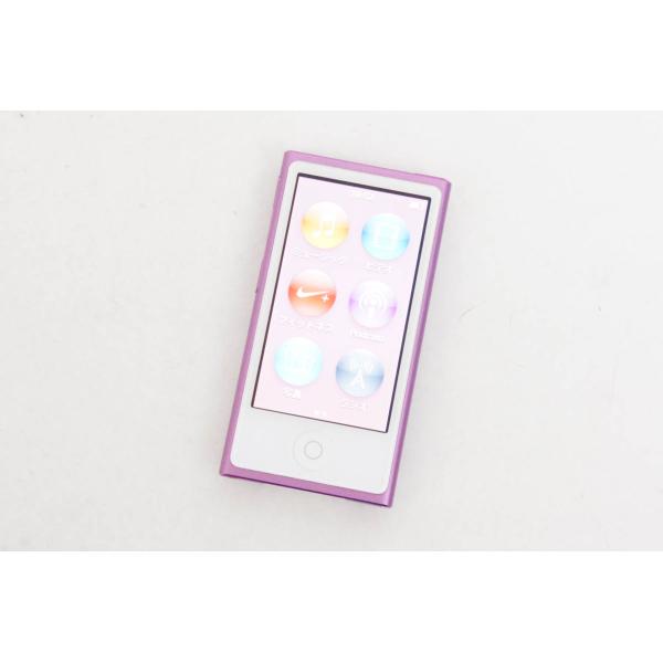 中古 Appleアップル 第7世代 iPod nano 16GB パープル MD479J