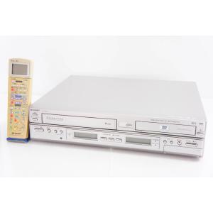 中古 SHARPシャープ DVDプレーヤー一体型VHSビデオデッキ DV-HRW35 ダビング機能付