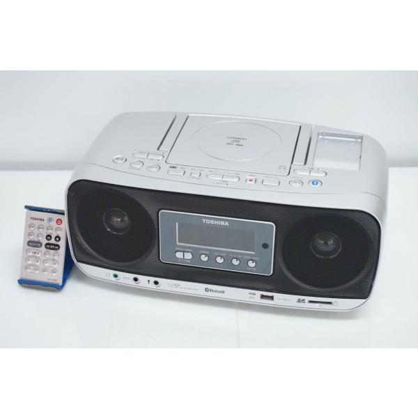 中古 東芝TOSHIBA Bluetooth対応CD付ラジカセ TY-CWX81