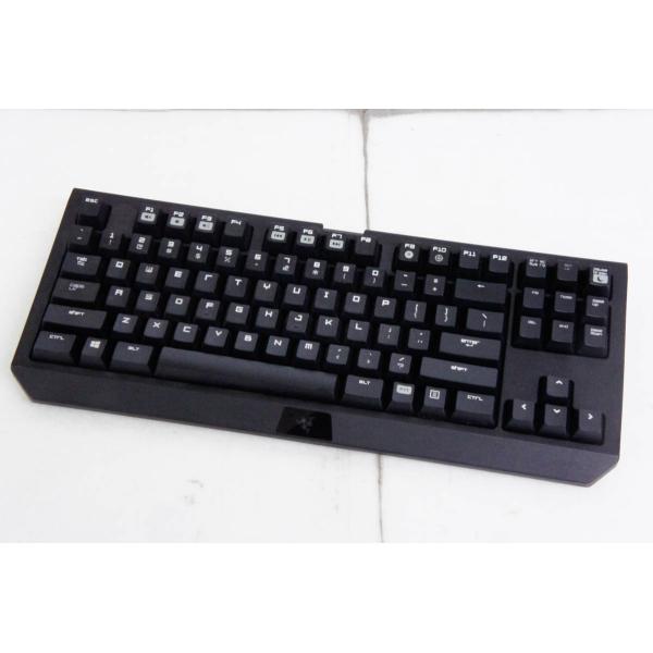 中古 C Razerレイザー ゲーミングキーボード BlackWidow Tournament RZ...