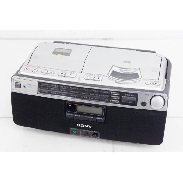 中古 SONYソニー CDラジオカセットコーダー CFD-A100TV