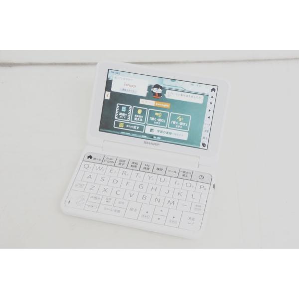中古 SHARPシャープ カラー電子辞書 Brain PW-SA5 　生活・教養モデル 130コンテ...