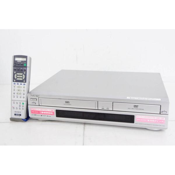 中古 SONYソニー VHSビデオ一体型DVDプレーヤー RDR-VD60 ビデオデッキ ダビング機...