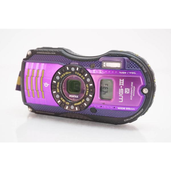 中古 RICOHリコー 防水デジタルカメラ 1600万画素 WG-3 GPS 防水 防塵 耐衝撃