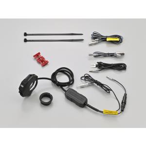 17214 DAYTONA デイトナ バイク専用電源 スレンダーUSB Type-C｜グリーンテックYahoo!ショッピング店