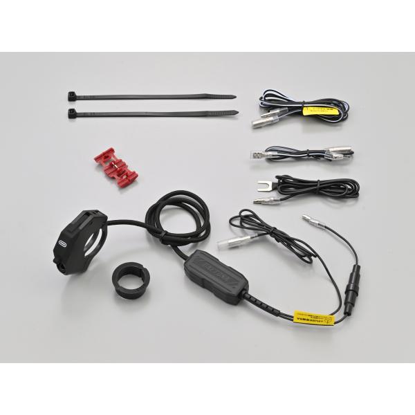 17214 DAYTONA デイトナ バイク専用電源 スレンダーUSB Type-C