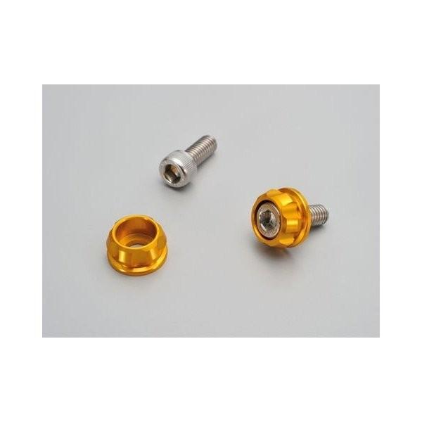 91947 DAYTONA デイトナ ナンバーホルダーセット M6 ゴールド