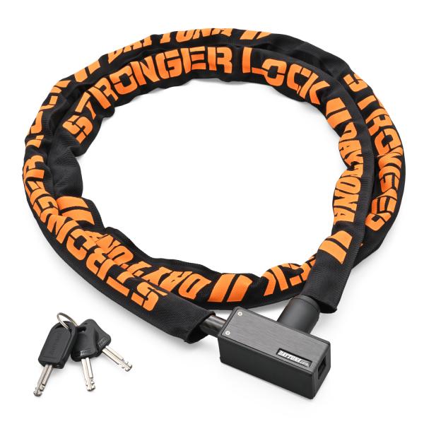 97667 DAYTONA デイトナ ストロンガーワイヤーロック キーロックタイプ ブラック