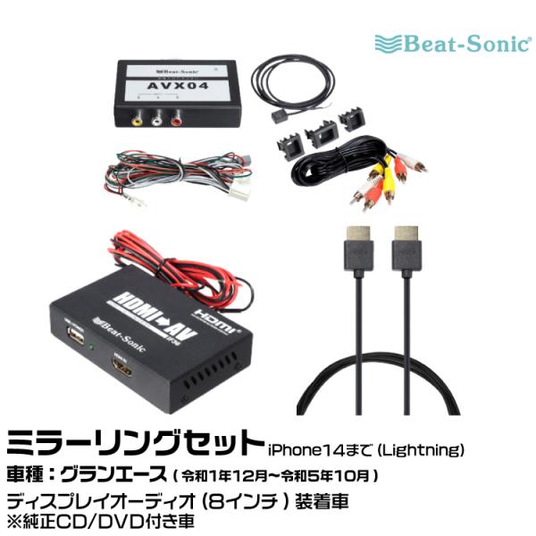 ビートソニック AVX04+IF36+HDC2A トヨタ グランエース R01/12-R05/10 ...