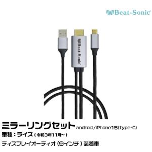 ビートソニック MA01A トヨタ ライズ R03/11- 外部入力アダプター android/iPhone15 Beat-Sonic｜グリーンテックYahoo!ショッピング店
