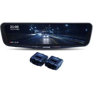 アルパイン ALPINE DVR-DM1200A-IC アルパイン ドライブレコーダー搭載12型デジタルミラー 前後2カメラ録画 純正ミラー交換タイプ/車内用リアカメラ｜snet