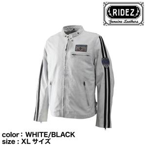 【美品】RIDEZ CLUBS JACKET IronBlue XLサイズ RIDEZ（バイク） RIDEZ CLUBS JACKET IronBlue (RLJ200CXL) XL