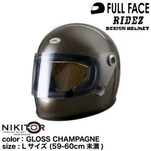 NIKITOR RIDEZ Retro-One GLOSS CHAMPAGNE L(59-60cm未満) フル