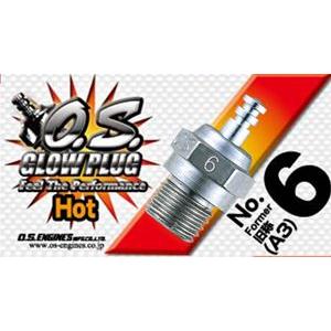 O.S.GLOW PLUGS NO.6 (ノーマルシリーズプラグ) 71605300 RCパーツ R...