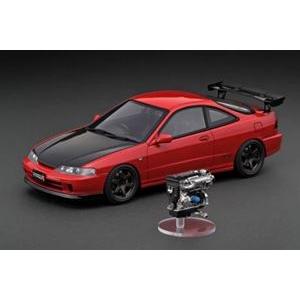 1／18 Honda INTEGRA (DC2) TYPE R Red With Engine IG...