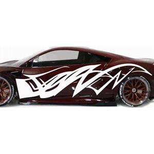 USDMバイナルラッピングステッカーType-E（ホワイト）