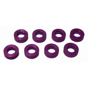 軽量アルミセッティングスペーサー パープルM3.0用厚さ2.5mm TP-43225 RCパーツ R...