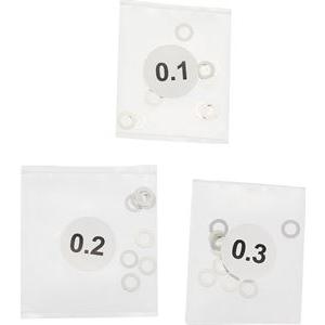 ステンレススチール3mmシムスペーサー 0.1／0.2／0.3厚(各10pcs入) 3RAC-SW0...