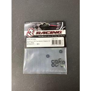 AL M3皿ワッシャー (10個) ブラック 3RAC-WC3／BK RCパーツ RCパーツ