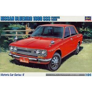 1／24 NISSAN ブルーバード 1600SSS 1969 HC8 組み立て式プラモデル 1/2...