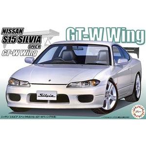 1／24 ニッサン シルビア スペックR(S15) (GT・Wウィング付き) ID340 組み立て式...