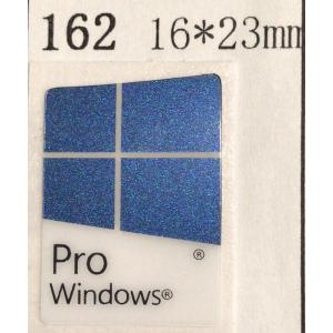 162# 【windows pro】エンブレムシール　■16*23mm■ 条件付き送料無料｜snk