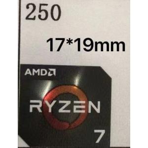 250# 【AMD RYZEN 7】エンブレムシール　■17*19mm■ 条件付き送料無料