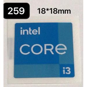 259# 第十一代【intel CORE i3】エンブレムシール　■18*18mm■ 条件付き送料無...