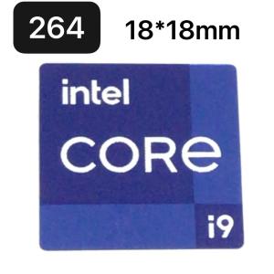 264#  第十一代【intel CORE i9】エンブレムシール　■18*18mm■ 条件付き送料無料