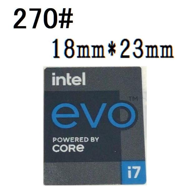 270#  第十一代【intel evo POWERED BY CORE i7】エンブレムシール　■...