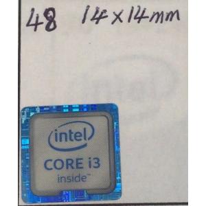 48# 六代目【CORE i3】エンブレムシール　■14*14mm■ 条件付き送料無料