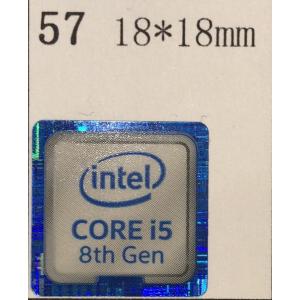 57＃八代【CORE i5　8th　Gen】エンブレムシール　18*18mm