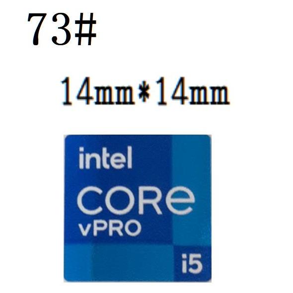73#  十一代目【intel Core i5 vPro】エンブレムシール■14mm*14mm■