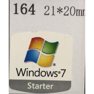 164＃【windows7　Starter】エンブレムシール　21*20mm