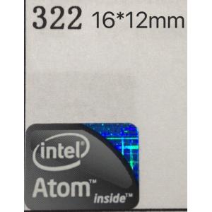 322＃【intel Atom】エンブレムシール　16*12mm