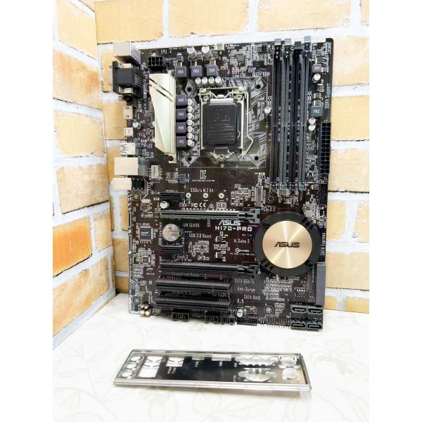 YL0138★ASUS H170-PRO LGA1151 ATX マザーボード DDR4対応 動作確...