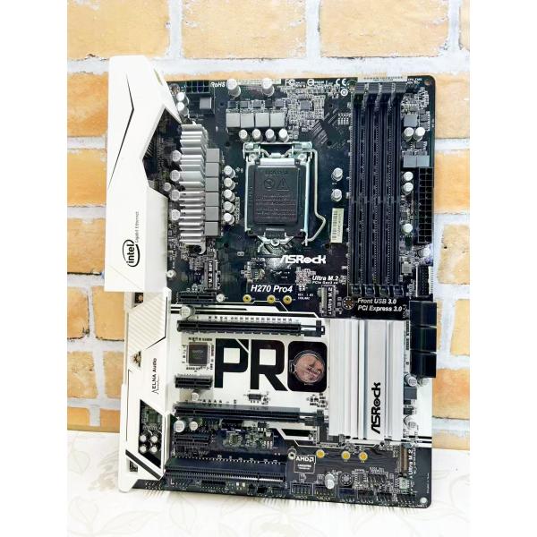 YL0139★中古品★第6世代および第7世代 ASROCK H270 PRo4 ATXマザーボード ...