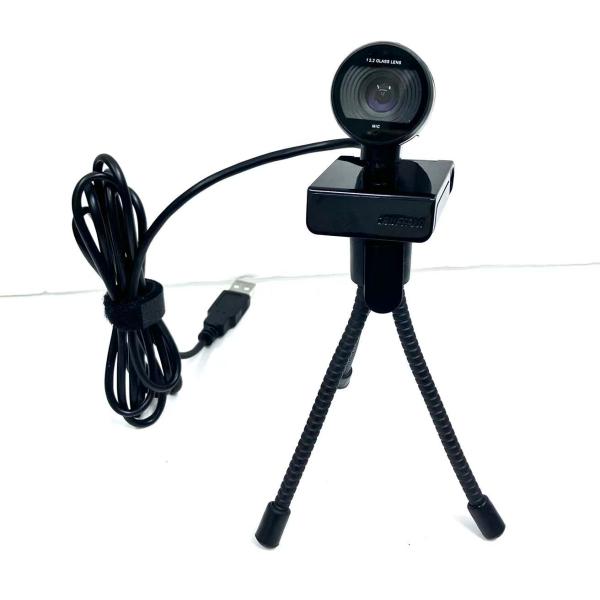 YS0489★動作品★iBUFFALO マイク内蔵320万画素WEBカメラ F2.2ガラスレンズ搭載...