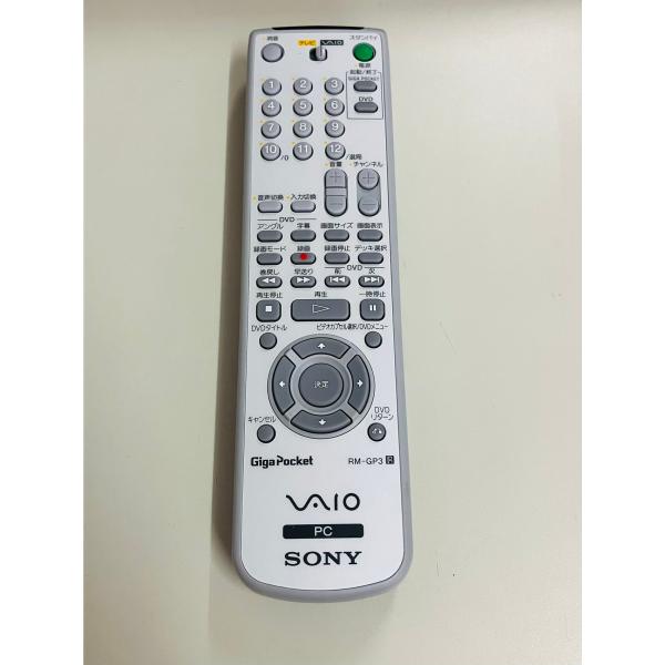 YXS178★中古動作品★SONYソニーVAIO テレビ/パソコン用リモコン RM-GP3