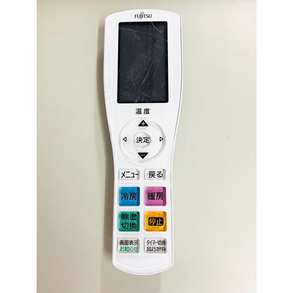 YXS198★中古動作品★富士通 FUJITSU 純正 エアコンリモコン AR-RGF1J