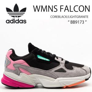 adidas Originals アディダス オリジナルス スニーカー WMNS FALCON COREBLACK/LIGHTGRANITE アディダス ファルコン BB9173 シューズ レディース